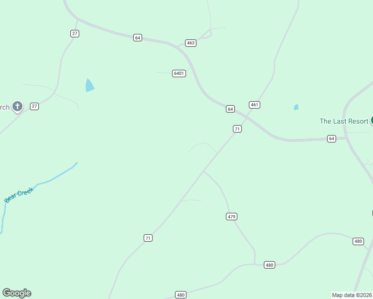 map of restaurants, bars, coffee shops, grocery stores, and more near 2107 County Road 71 in Woodland