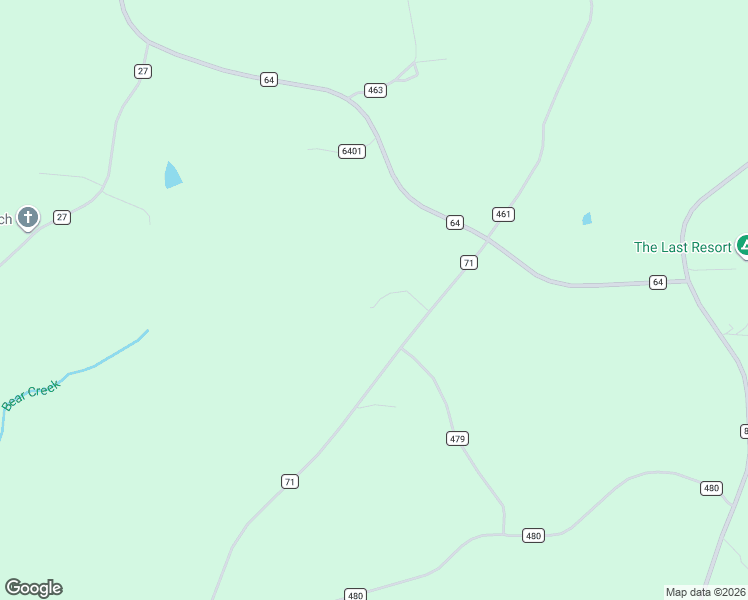 map of restaurants, bars, coffee shops, grocery stores, and more near 2107 County Road 71 in Woodland