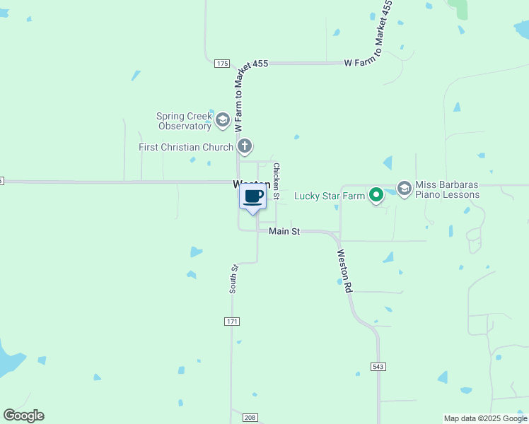 map of restaurants, bars, coffee shops, grocery stores, and more near in Weston