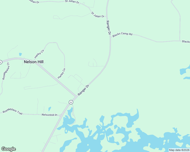 map of restaurants, bars, coffee shops, grocery stores, and more near 2163 Ranger Drive in Cross