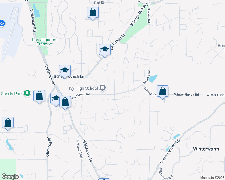 map of restaurants, bars, coffee shops, grocery stores, and more near 2455 Clearcrest Lane in Fallbrook