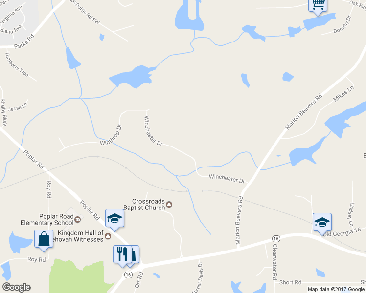 map of restaurants, bars, coffee shops, grocery stores, and more near 229 Winchester Drive in Sharpsburg