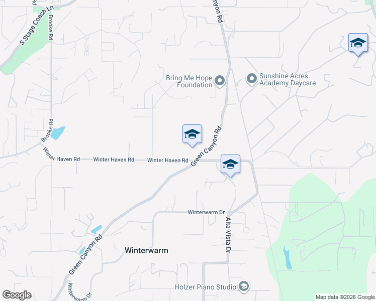 map of restaurants, bars, coffee shops, grocery stores, and more near 1844 Winter Haven Road in Fallbrook