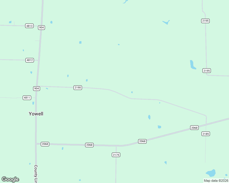 map of restaurants, bars, coffee shops, grocery stores, and more near 1100 County Road 2190 in Commerce