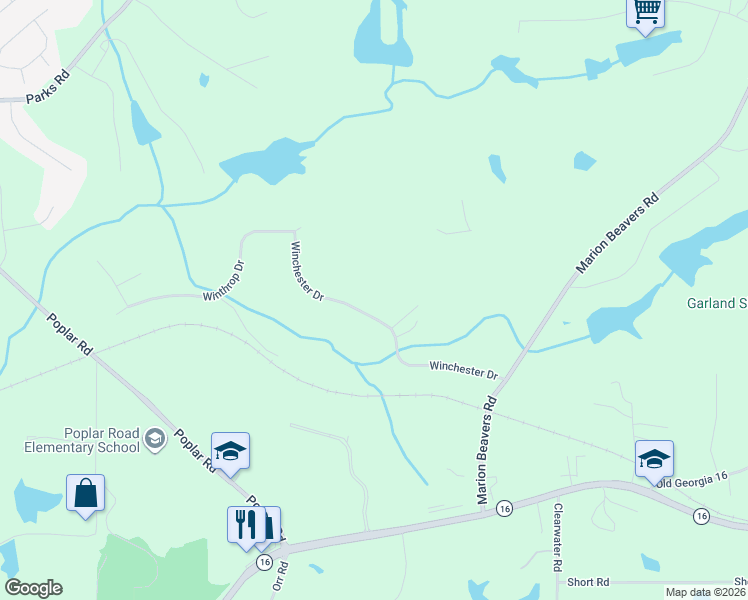 map of restaurants, bars, coffee shops, grocery stores, and more near 229 Winchester Drive in Sharpsburg