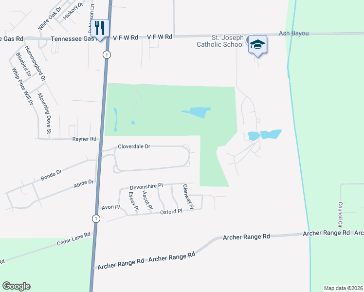 map of restaurants, bars, coffee shops, grocery stores, and more near 1101 Cloverdale Drive in Greenville