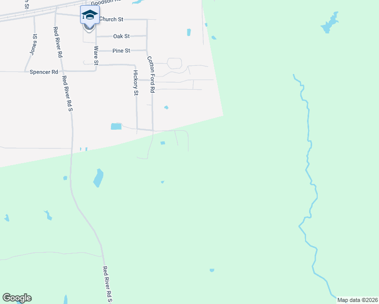 map of restaurants, bars, coffee shops, grocery stores, and more near 709 Cotton Ford Road in Redwater