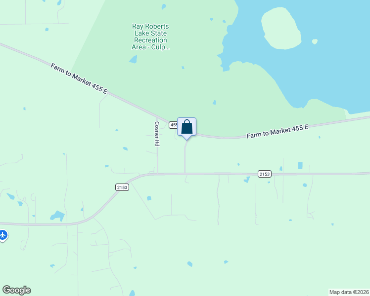 map of restaurants, bars, coffee shops, grocery stores, and more near 9408 Running Bear Road in Aubrey