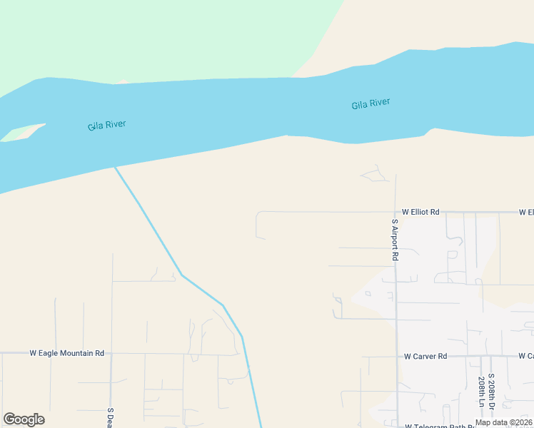 map of restaurants, bars, coffee shops, grocery stores, and more near 21263 West Elliot Road in Buckeye
