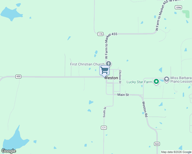 map of restaurants, bars, coffee shops, grocery stores, and more near 6270 Farm to Market 455 in Celina