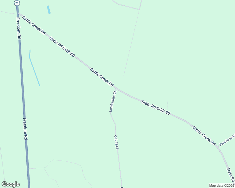 map of restaurants, bars, coffee shops, grocery stores, and more near 408 Cattle Creek Road in Rowesville