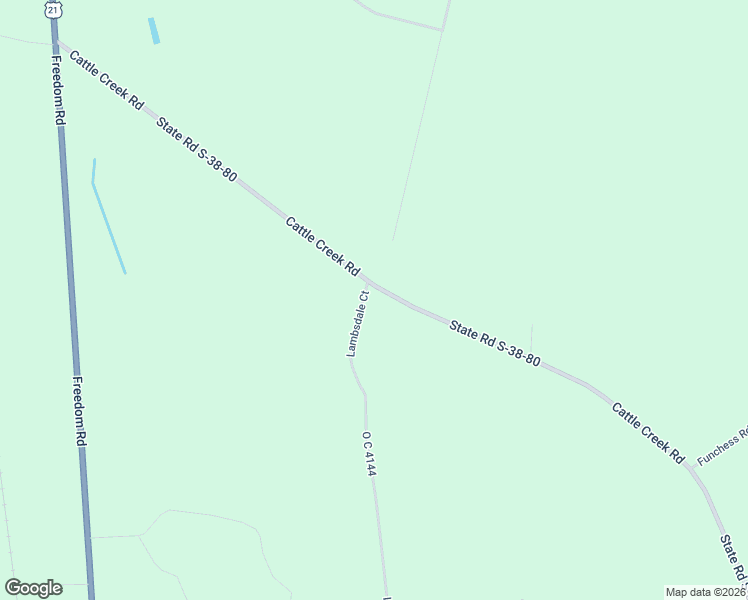 map of restaurants, bars, coffee shops, grocery stores, and more near 408 Cattle Creek Road in Rowesville