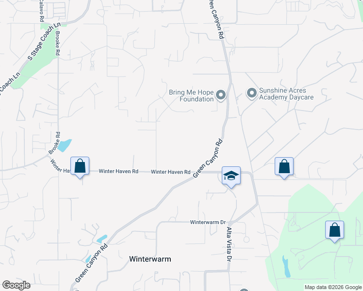 map of restaurants, bars, coffee shops, grocery stores, and more near 1844 Winter Haven Road in Fallbrook