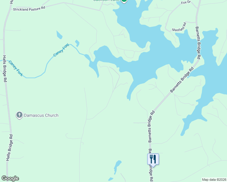 map of restaurants, bars, coffee shops, grocery stores, and more near 107 Summit View in Jackson