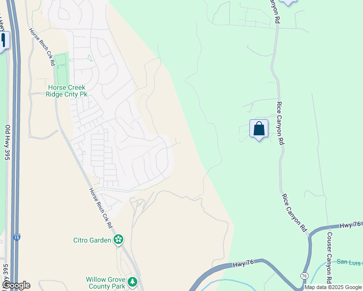 map of restaurants, bars, coffee shops, grocery stores, and more near 500-2 West Fallbrook Street in Fallbrook