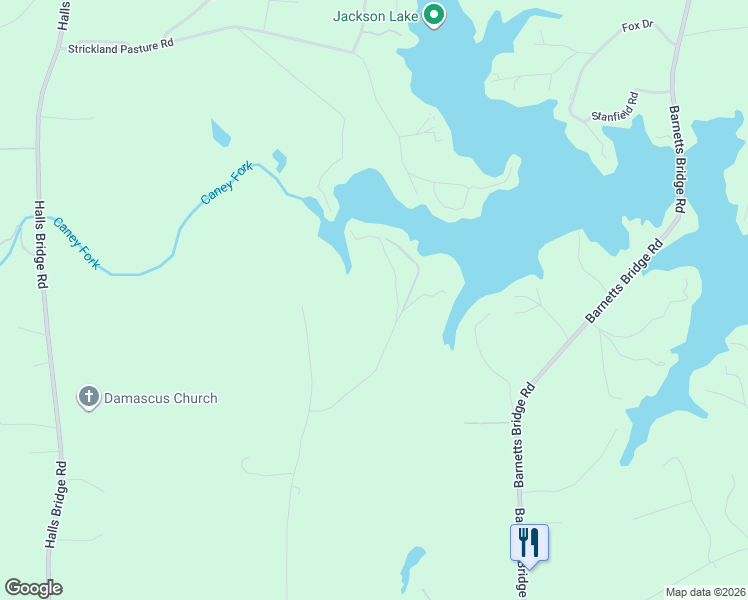 map of restaurants, bars, coffee shops, grocery stores, and more near 107 Summit View in Jackson