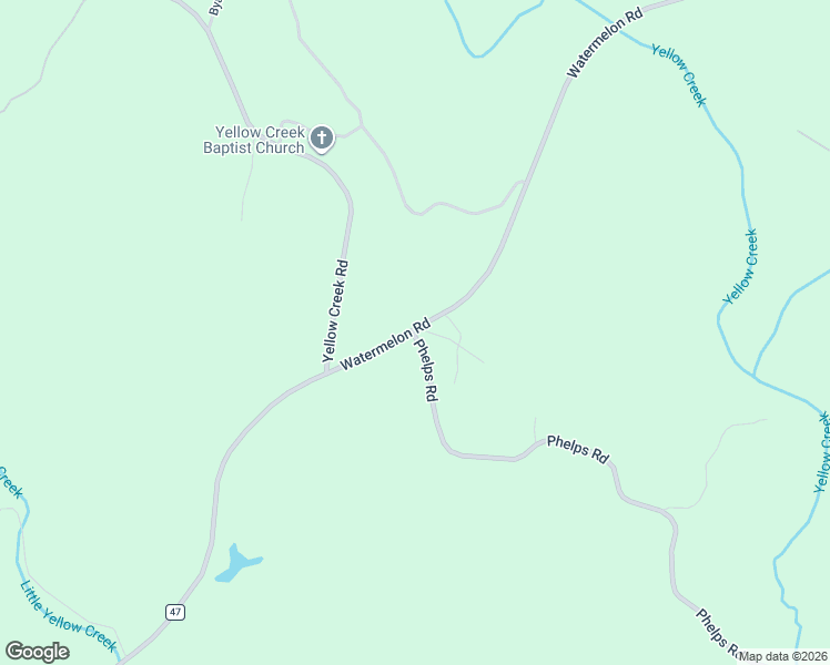 map of restaurants, bars, coffee shops, grocery stores, and more near 14719 Watermelon Road in Tuscaloosa