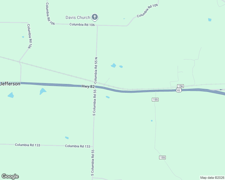 map of restaurants, bars, coffee shops, grocery stores, and more near 6621 U.S. Highway 82 in Waldo