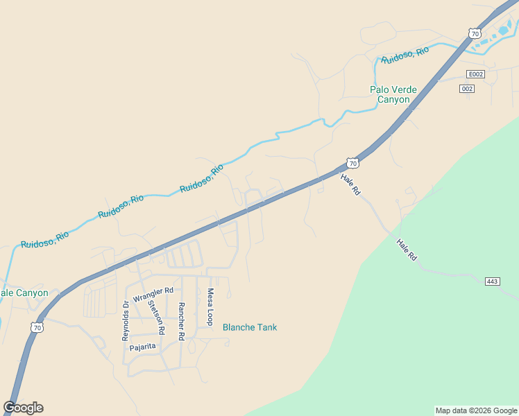 map of restaurants, bars, coffee shops, grocery stores, and more near 26590 U.S. 70 in Ruidoso