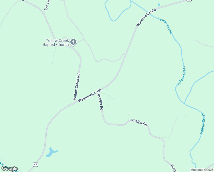 map of restaurants, bars, coffee shops, grocery stores, and more near 14740 Watermelon Road in Tuscaloosa