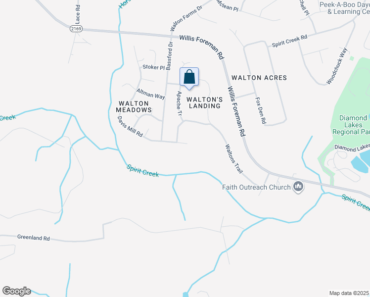 map of restaurants, bars, coffee shops, grocery stores, and more near 2799 Davis Mill Road in Hephzibah