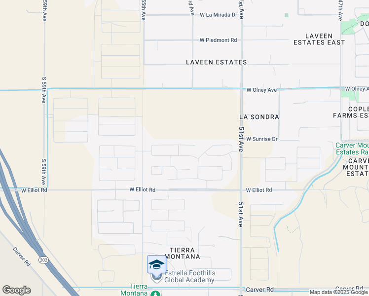 map of restaurants, bars, coffee shops, grocery stores, and more near 5334 West Western Star Boulevard in Phoenix