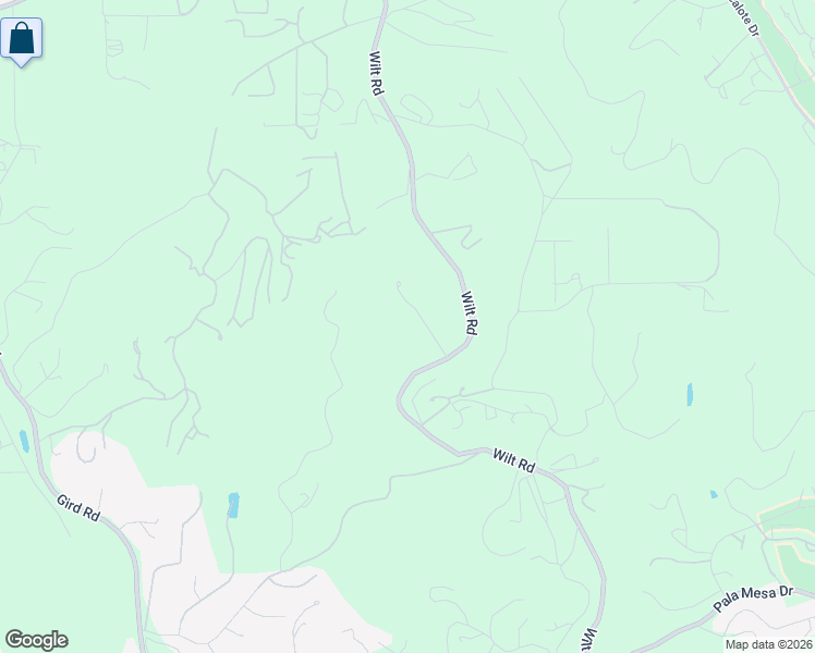 map of restaurants, bars, coffee shops, grocery stores, and more near 3655 Lupine Lane in Fallbrook