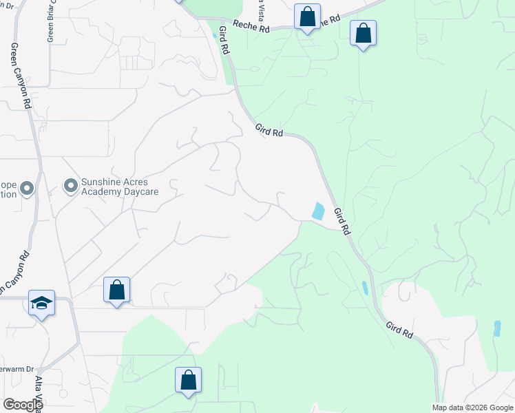 map of restaurants, bars, coffee shops, grocery stores, and more near 2815 Vía Del Robles in Fallbrook