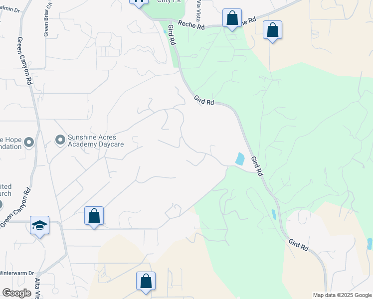 map of restaurants, bars, coffee shops, grocery stores, and more near 2747 Vía Del Robles in Fallbrook