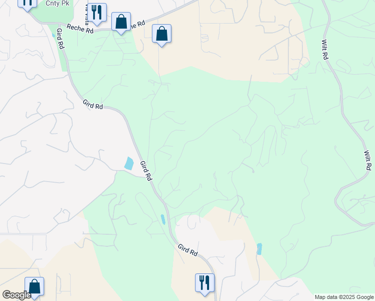 map of restaurants, bars, coffee shops, grocery stores, and more near 2957 Canonita Drive in Fallbrook