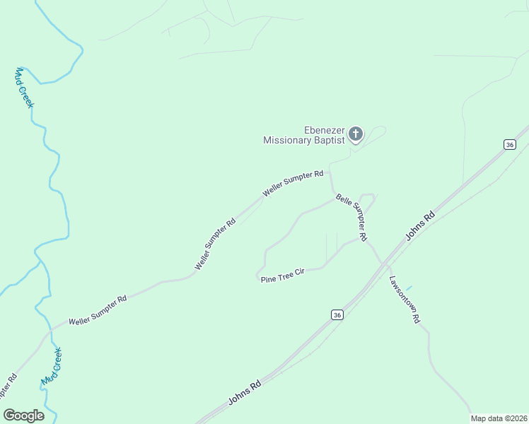 map of restaurants, bars, coffee shops, grocery stores, and more near 9154 Weller Sumpter Road in Adger