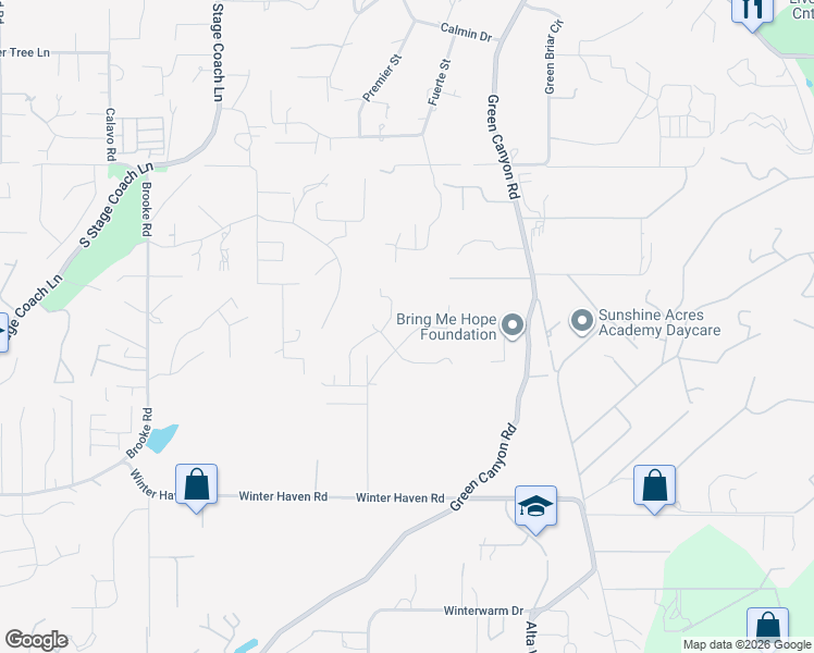 map of restaurants, bars, coffee shops, grocery stores, and more near 1896 Westview Road in Fallbrook
