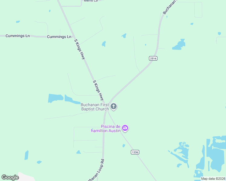 map of restaurants, bars, coffee shops, grocery stores, and more near 3506 Buchanan Loop Road in Texarkana