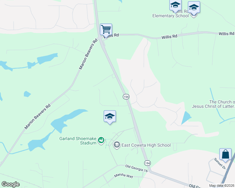 map of restaurants, bars, coffee shops, grocery stores, and more near 32 Sandstone Lane in Sharpsburg