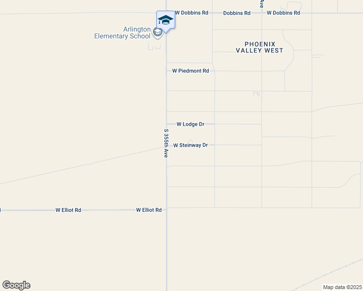 map of restaurants, bars, coffee shops, grocery stores, and more near 35429 West Steinway Road in Arlington