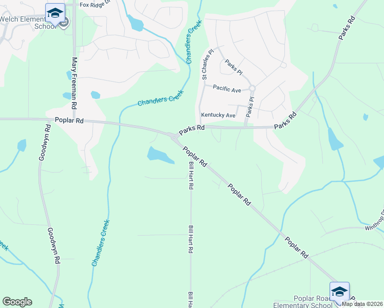 map of restaurants, bars, coffee shops, grocery stores, and more near 2404 Poplar Road in Sharpsburg