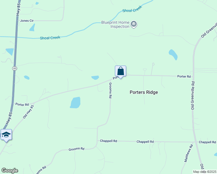 map of restaurants, bars, coffee shops, grocery stores, and more near 111 Grooms Road in Fayetteville