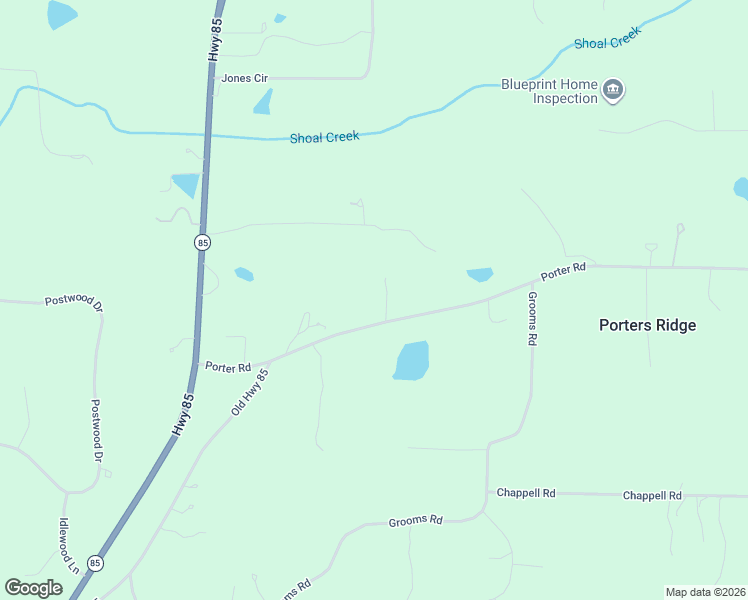 map of restaurants, bars, coffee shops, grocery stores, and more near 343 Porter Road in Fayetteville