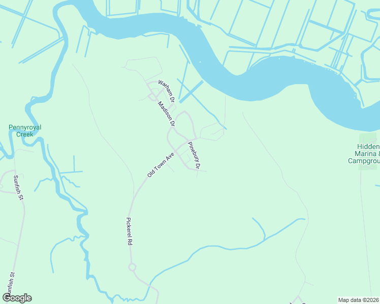 map of restaurants, bars, coffee shops, grocery stores, and more near 48 Pinebury Drive in Georgetown