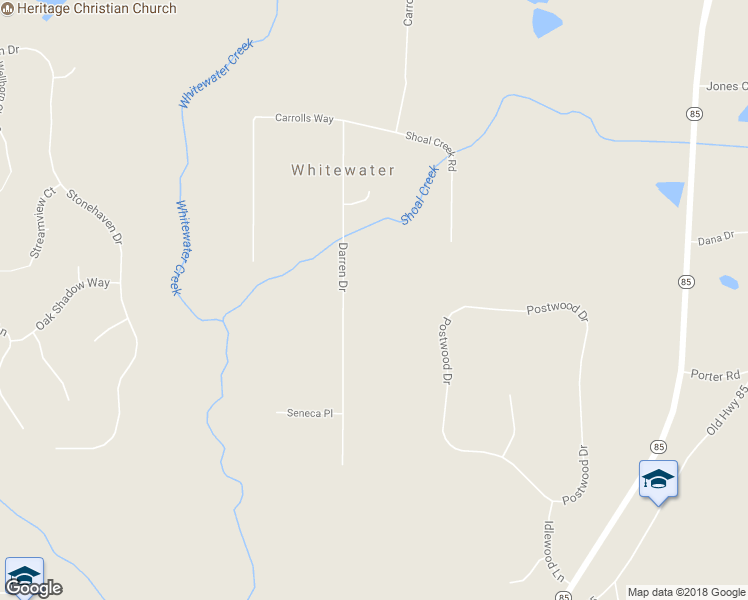 map of restaurants, bars, coffee shops, grocery stores, and more near 360 Darren Drive in Fayetteville