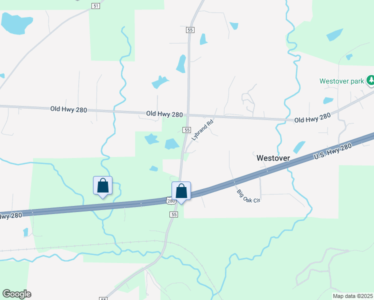 map of restaurants, bars, coffee shops, grocery stores, and more near 16 Lybrand Road in Sterrett