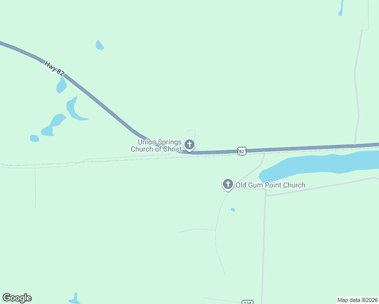 map of restaurants, bars, coffee shops, grocery stores, and more near 26 U.S. 82 in Union Springs