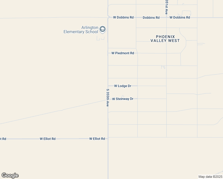 map of restaurants, bars, coffee shops, grocery stores, and more near 35430 West Steinway Road in Arlington
