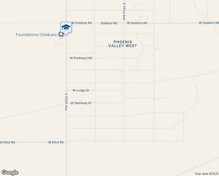 map of restaurants, bars, coffee shops, grocery stores, and more near 35146 West Lodge Drive in Arlington