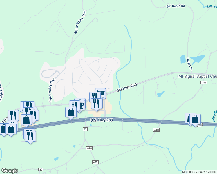 map of restaurants, bars, coffee shops, grocery stores, and more near 559 Polo Court in Chelsea