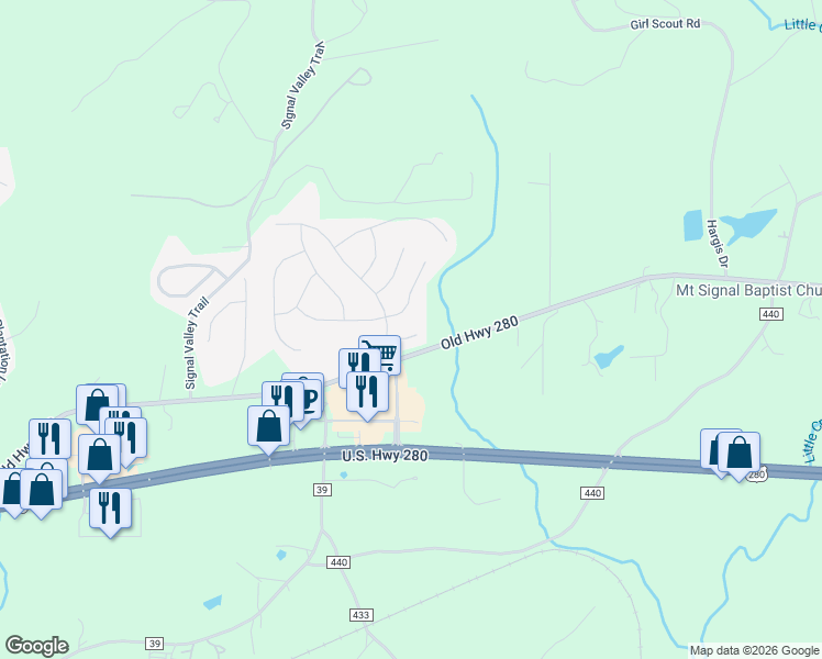 map of restaurants, bars, coffee shops, grocery stores, and more near 585 Polo Court in Chelsea