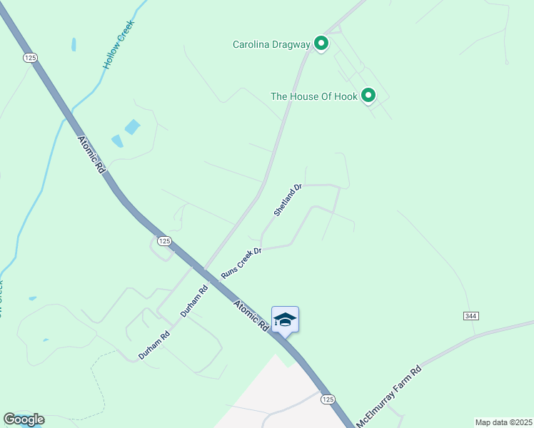 map of restaurants, bars, coffee shops, grocery stores, and more near 160 Dragstrip Road in Aiken
