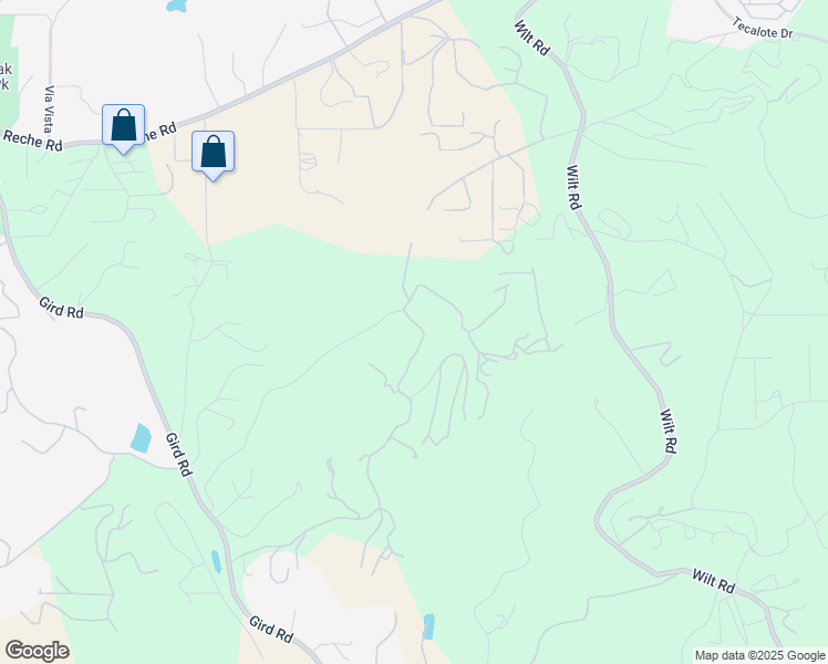 map of restaurants, bars, coffee shops, grocery stores, and more near 3255 Canonita Drive in Fallbrook