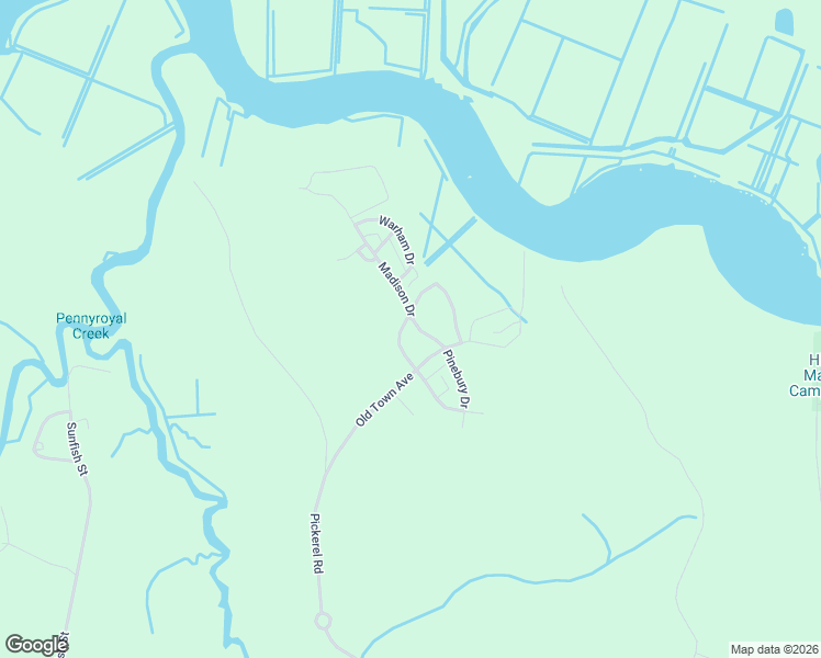 map of restaurants, bars, coffee shops, grocery stores, and more near 89 Madison Drive in Georgetown