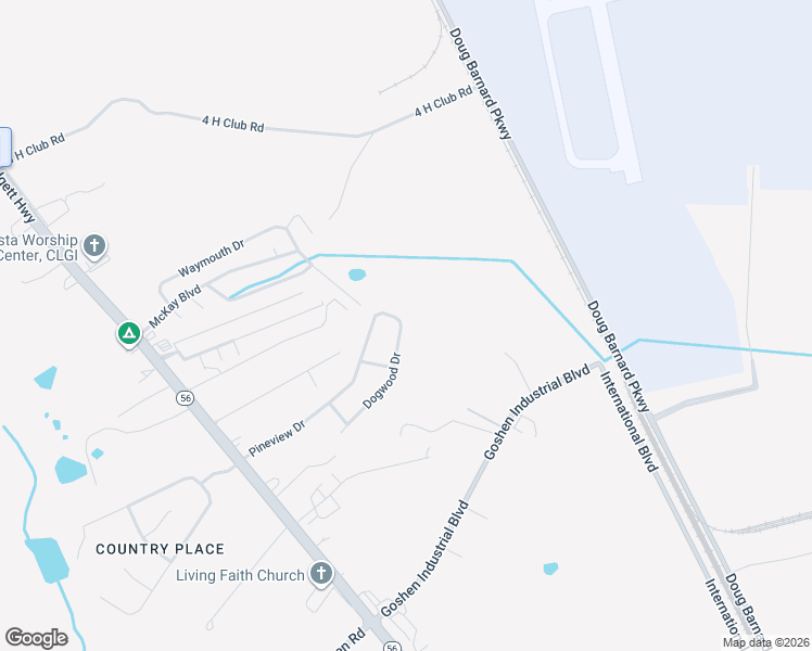 map of restaurants, bars, coffee shops, grocery stores, and more near 206 Dogwood Drive in Augusta